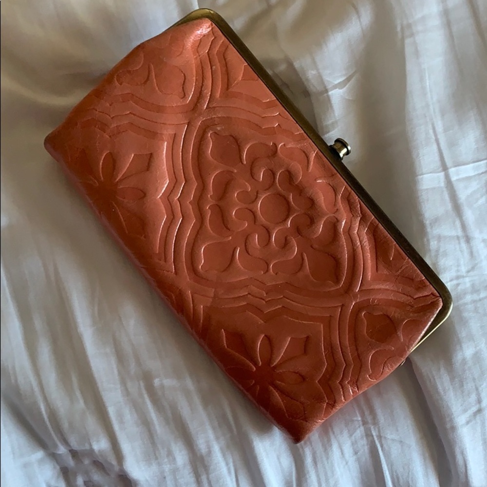 orange hobo wallet